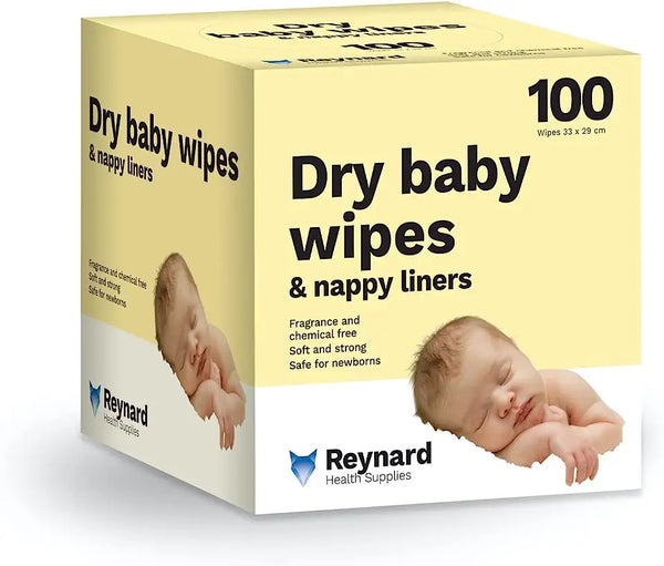 Reynard Dry Baby Wipes - Carton of 1200