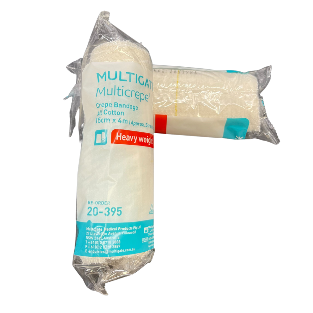 Multigate Multicrep Bandage Crepe 15Cmx2.3mtr Heavy Weight 20 395 Box