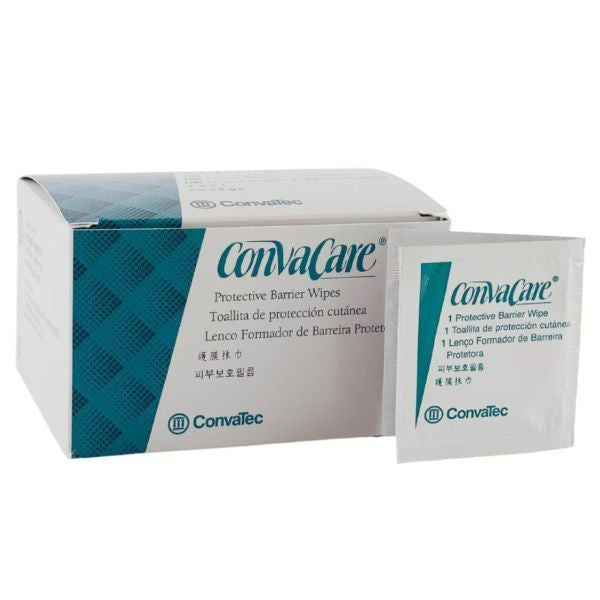 ConvaTec ConvaCare Protective Skin Barrier Wipes, Box of 100 (37444)