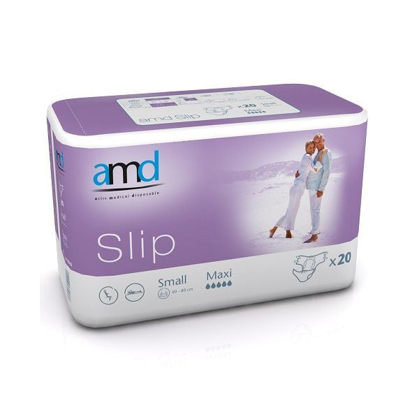 Cello Amd Slip Maxi Small Waist 60-80Cm 2400mL Pkt X 20 Ipamd11015000 - Pack of 4