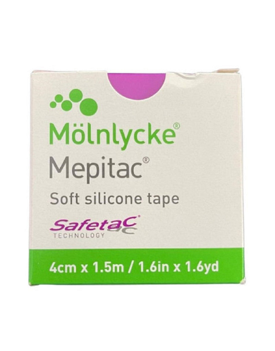 Molnlycke Mepitac Soft Silicone Fixation Tape Roll 1Roll All Sizes