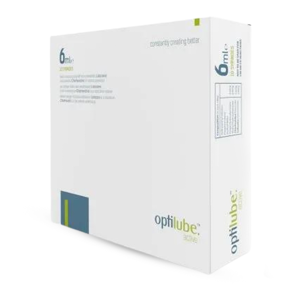 OptiLube Active Lidocaine 2% And Chlorhexidine Gluconate 0.05% syringe - All Sizes