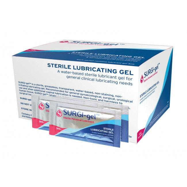 Lubricating Surgi Gel Sachet 3ml/ 50gram tube/ 45gram tube