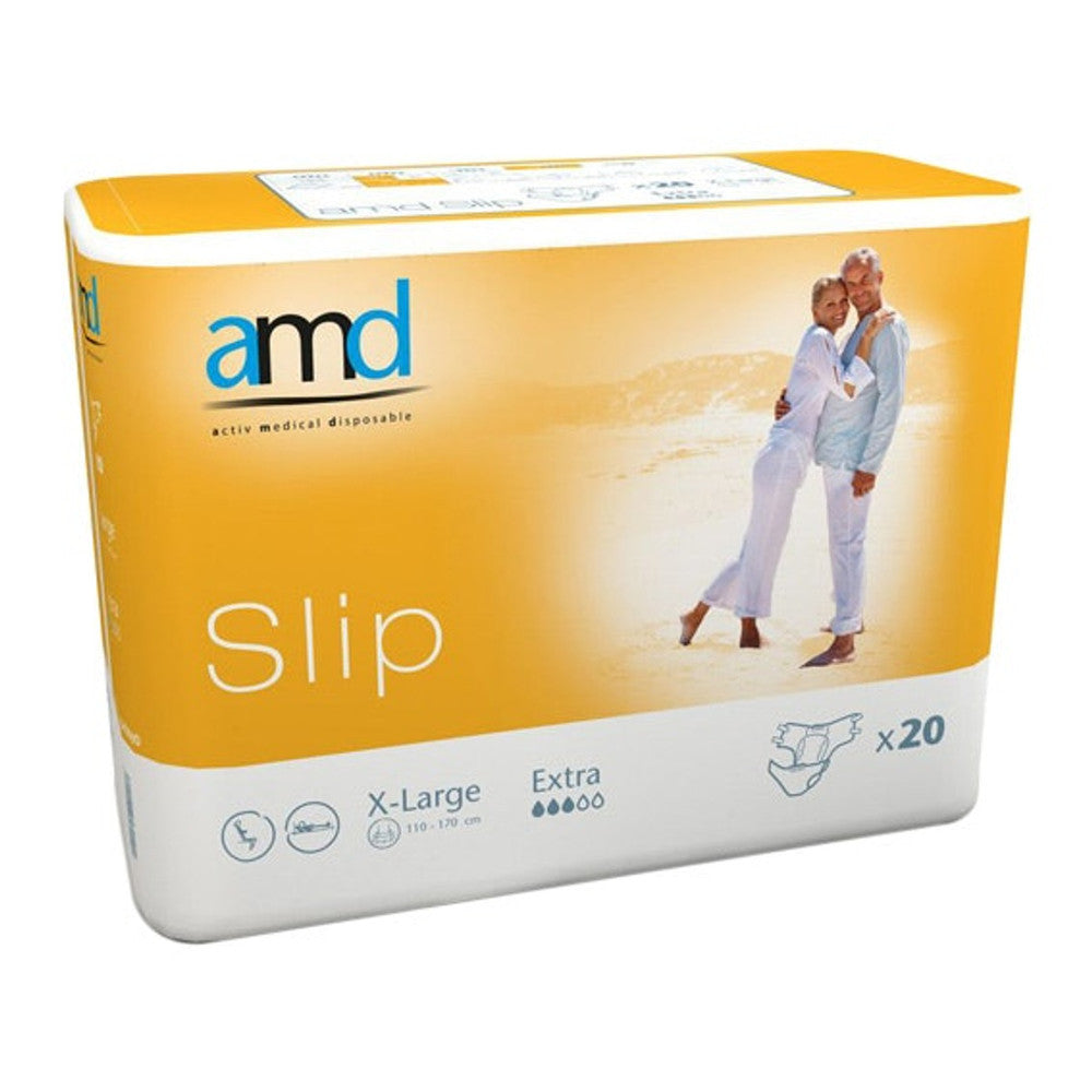 Cello Amd Slip Extra X-Large Waist 110-170cm 3400mL Pkt X 20 Ipamd11043100 - Pack of 4