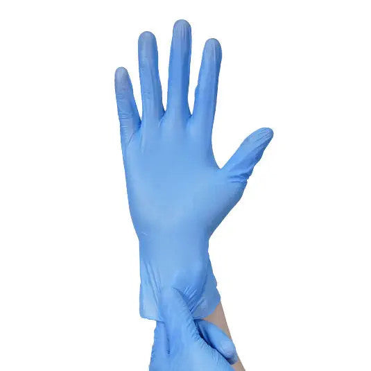 Medicom Vitals Vinyl Gloves Powder Free Blue 4.5g 10Box of