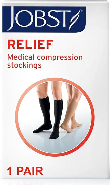 JOBST Relief Knee High Open Toe, 1Pair - All Sizes