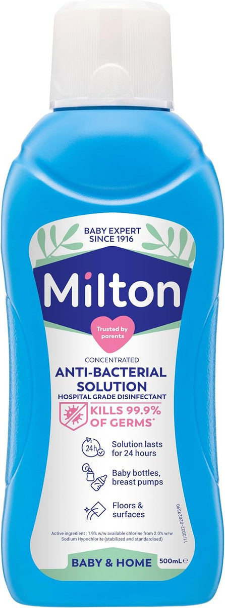 Milton Hospital Grade Anti bacterial Solution Disinfectant 500ml 2 Percent