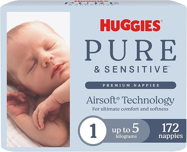 Huggies Pure & Sensitive Nappies