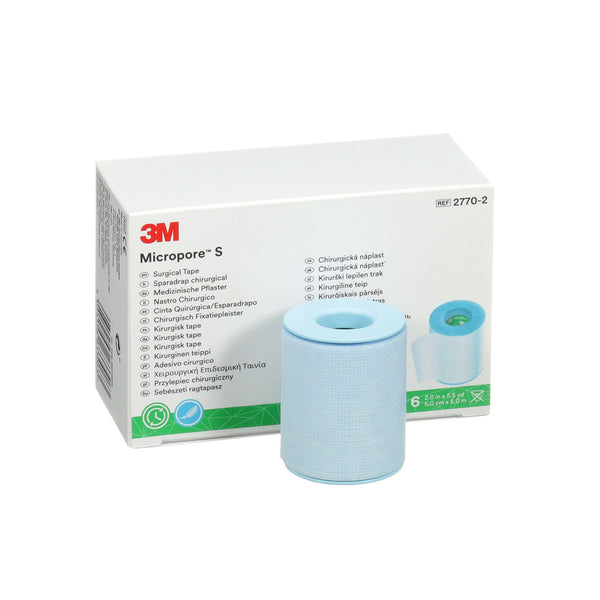 3M Micropore S Surgical Silicone Tape 5cm x 5m (2770-2)