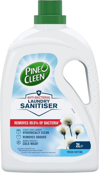 Pine O Cleen Laundry Sanitiser, Fresh Cotton, 2L - Each