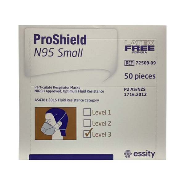 Proshield N95 Face Mask, 50pcs / Pack - 1Ctn (6 x 50/pack) - Small / Medium