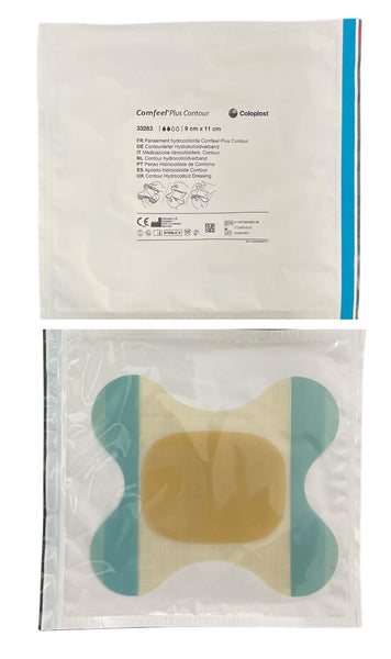 Coloplast Comfeel Plus Contour 9cm x 11cm Sacral, Box of 5 (33283)