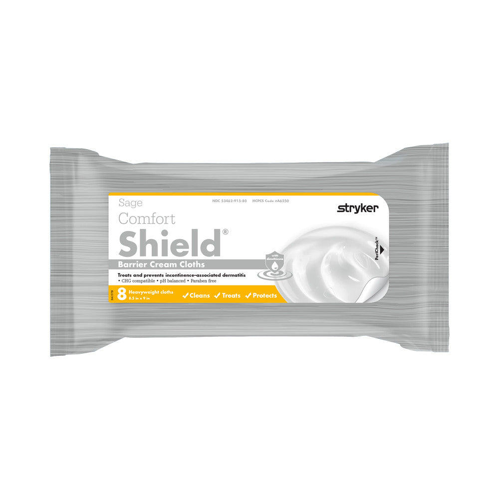 Sage Comfort Shield Barrier Cream Cloths 8pk 7905