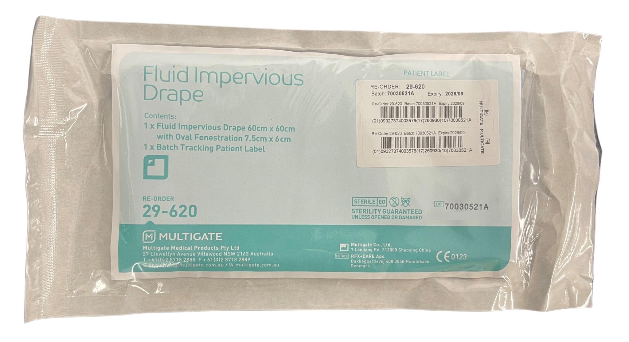 Multigate Impervious Drape with Oval Aperture Non Adhesive | Medisa