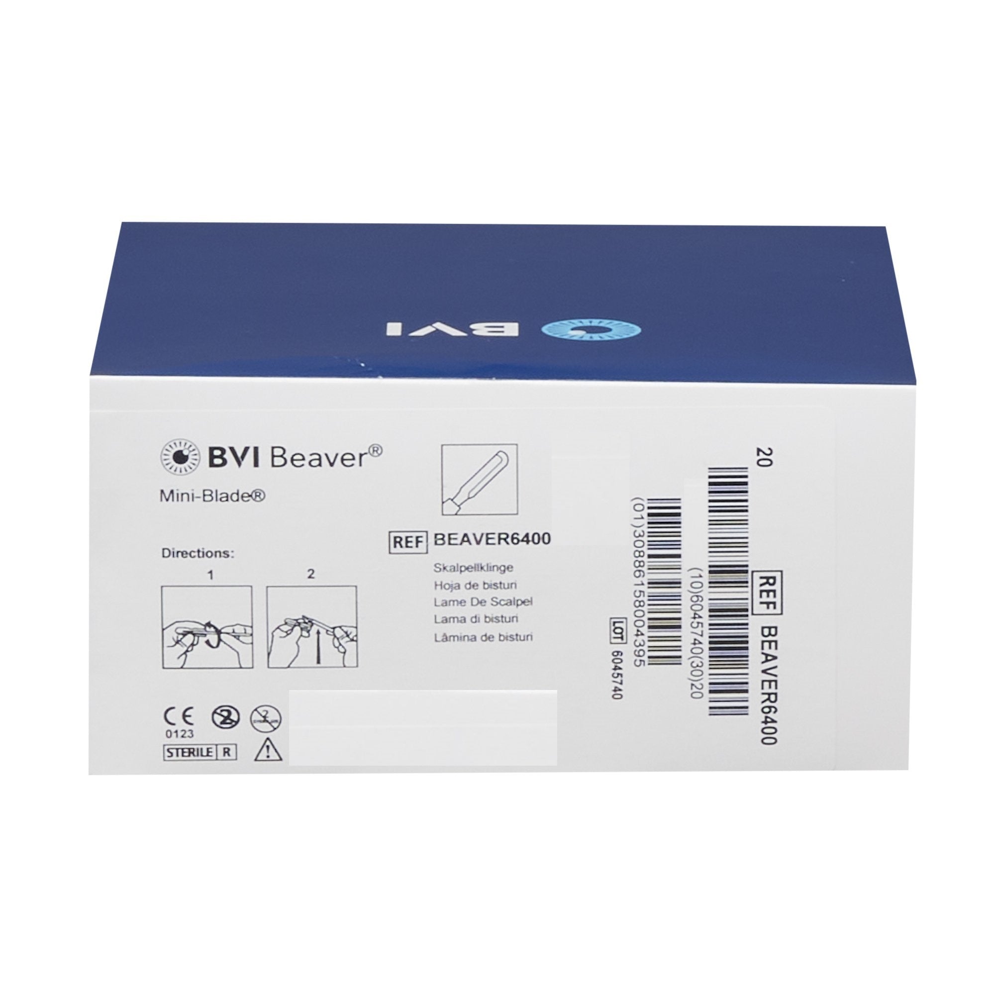 Beaver Mini-Blade, Box of 20 (BVI-BEAVER6400)