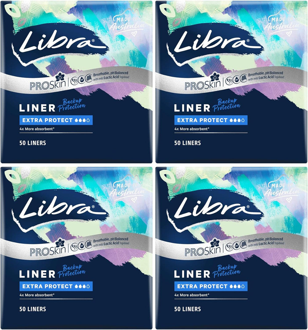 Libra Liner Extra Protect 50 Pack x 4