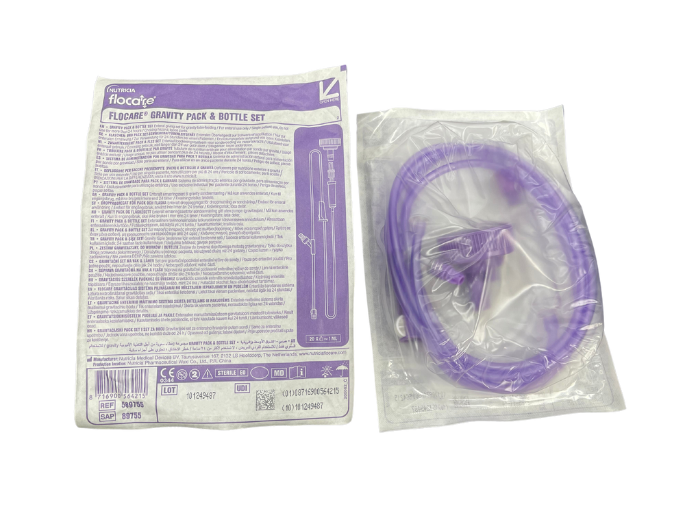 Nutricia Flocare Gravity pack & Bottle SetYport & Drip Chamber (89755/ 589755)