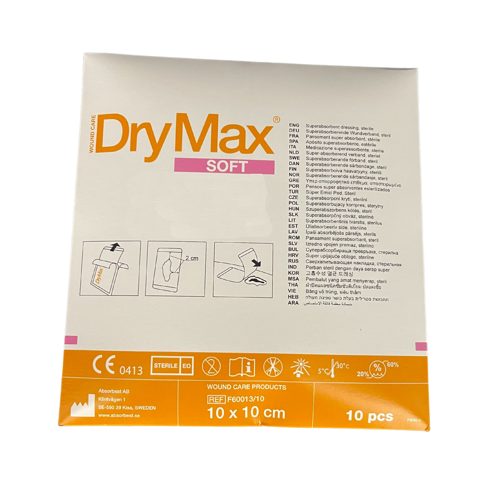 DryMax Soft Super Absorbent Wound Dressing Sterile All Sizes