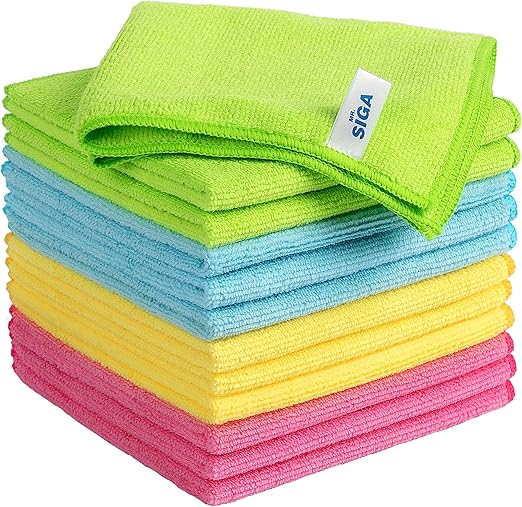 Microfiber Cleaning Cloth, Pack of 12pcs