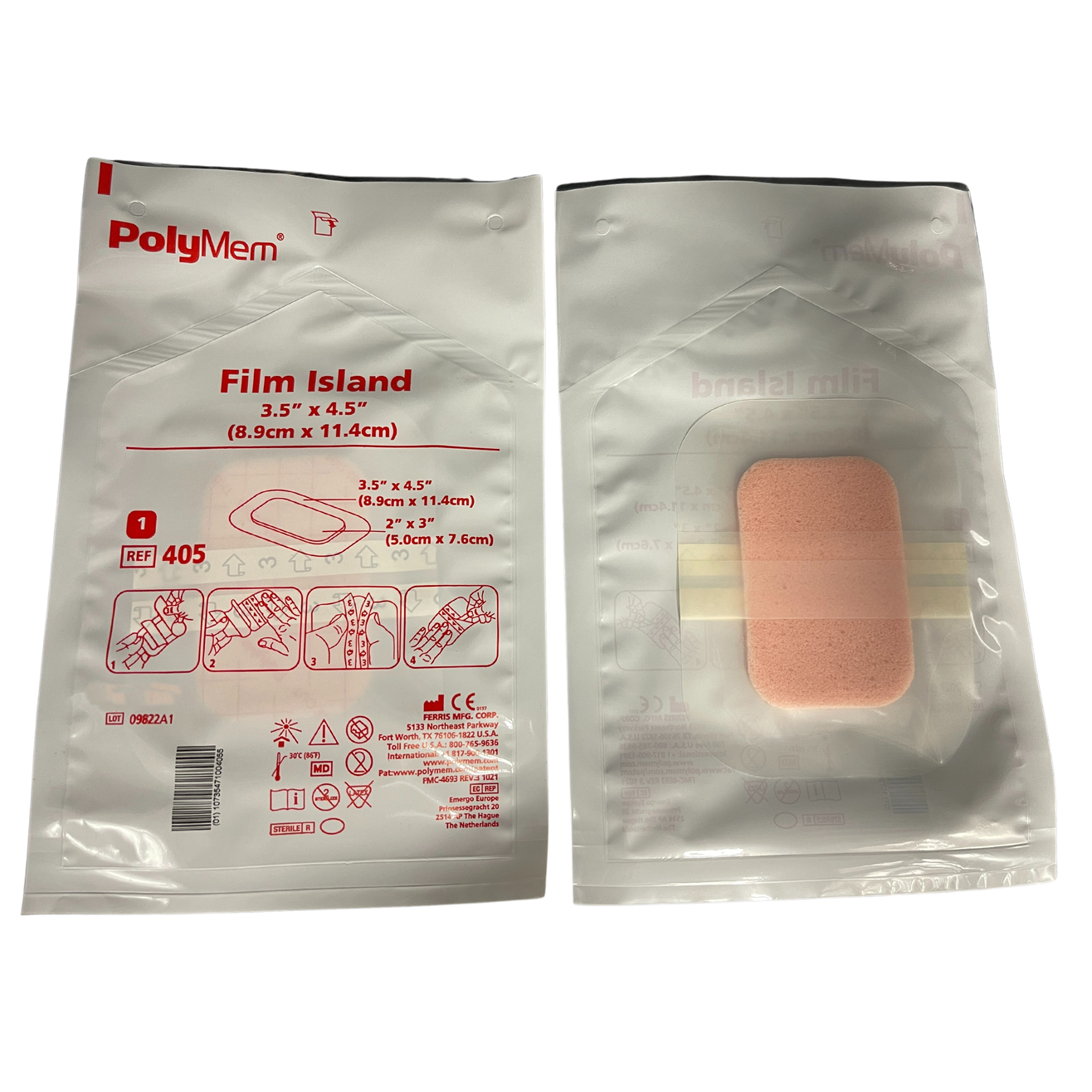Polymem Application PolyMem Adhesive Film Dressing All Sizes | Medisa