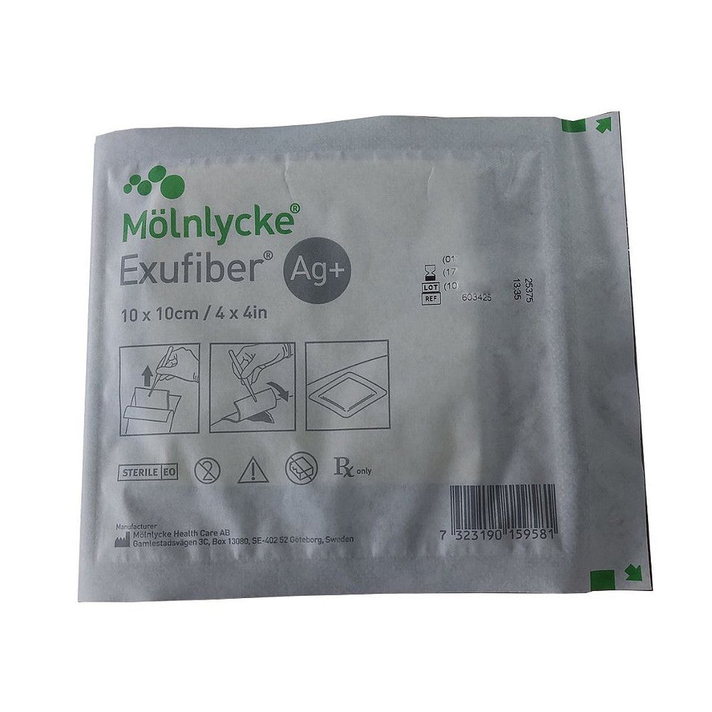 Molnlycke Exufiber Ag+ Dressing All Sizes | Medisa