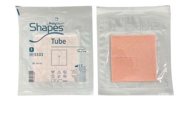 Polymem Tube Shapes Dressing - All Sizes