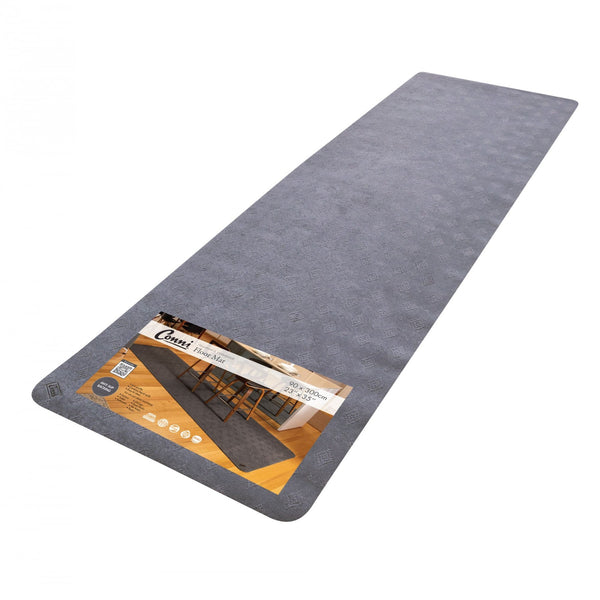 Conni Anti Slip Absorbent Floor Mat 90x300cm, Marathon Runner, Each (Grey / Pebble)