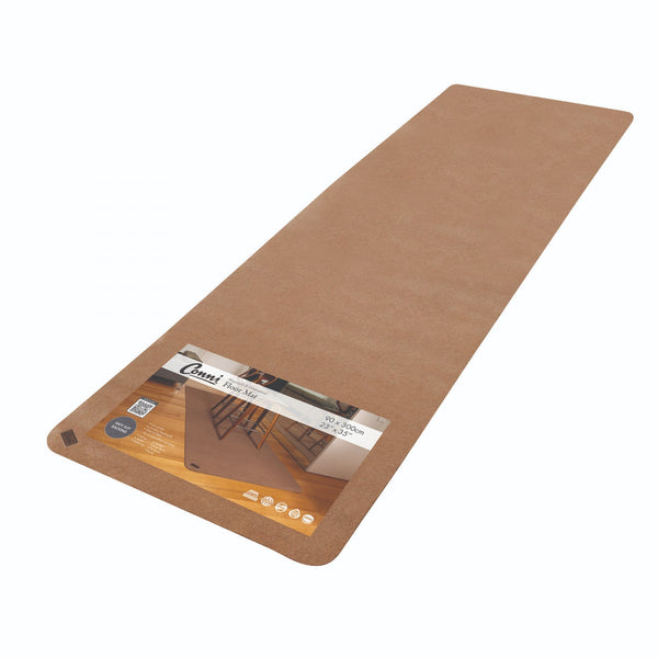 Conni Anti Slip Absorbent Floor Mat 90x300cm, Marathon Runner, Each (Grey / Pebble)