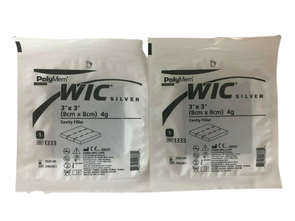 Polymem Wic Silver Cavity Filler, 8cm x 8cm - RL1333