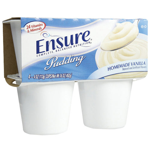 Ensure Pudding, Vanilla, 113 Grams Cup - Pack of 4