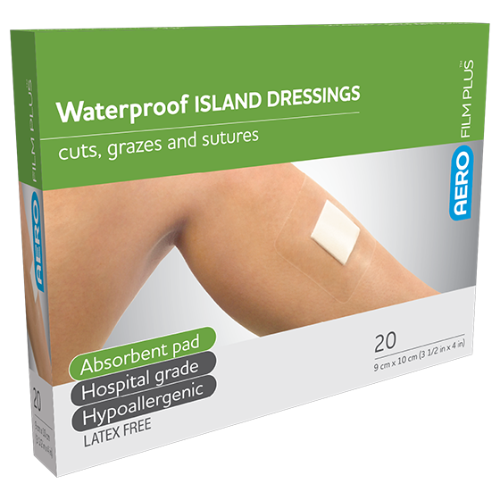 AEROFILM PLUS Waterproof Island Dressing 9 x 10cm Box/20