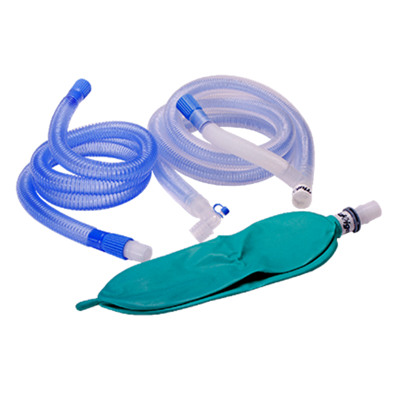 Mdevices (COAXIAL CIRCUIT) with T Connector to 60cm Collapsible Circuit, 2 Litre Latex free Bag and Lim Box of 20 - All Length