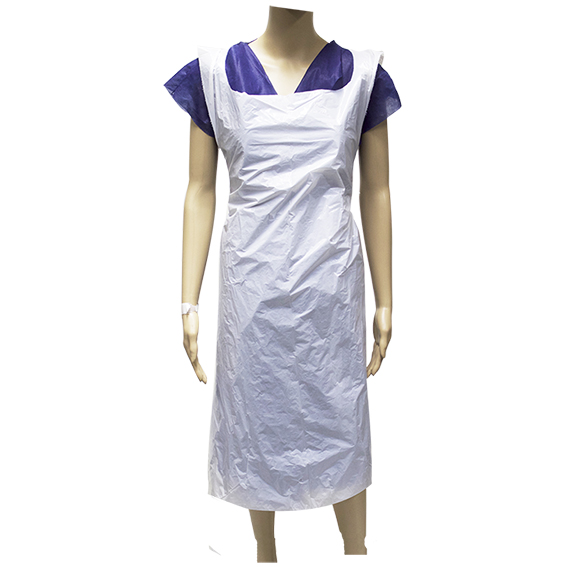 Disposable Apron 71 x 117cm High Density Recyclable Polyethylene HDPE