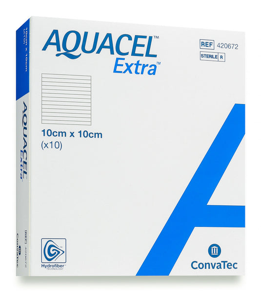 ConvaTec Aquacel Extra Dressing 10cmx10cm 420672