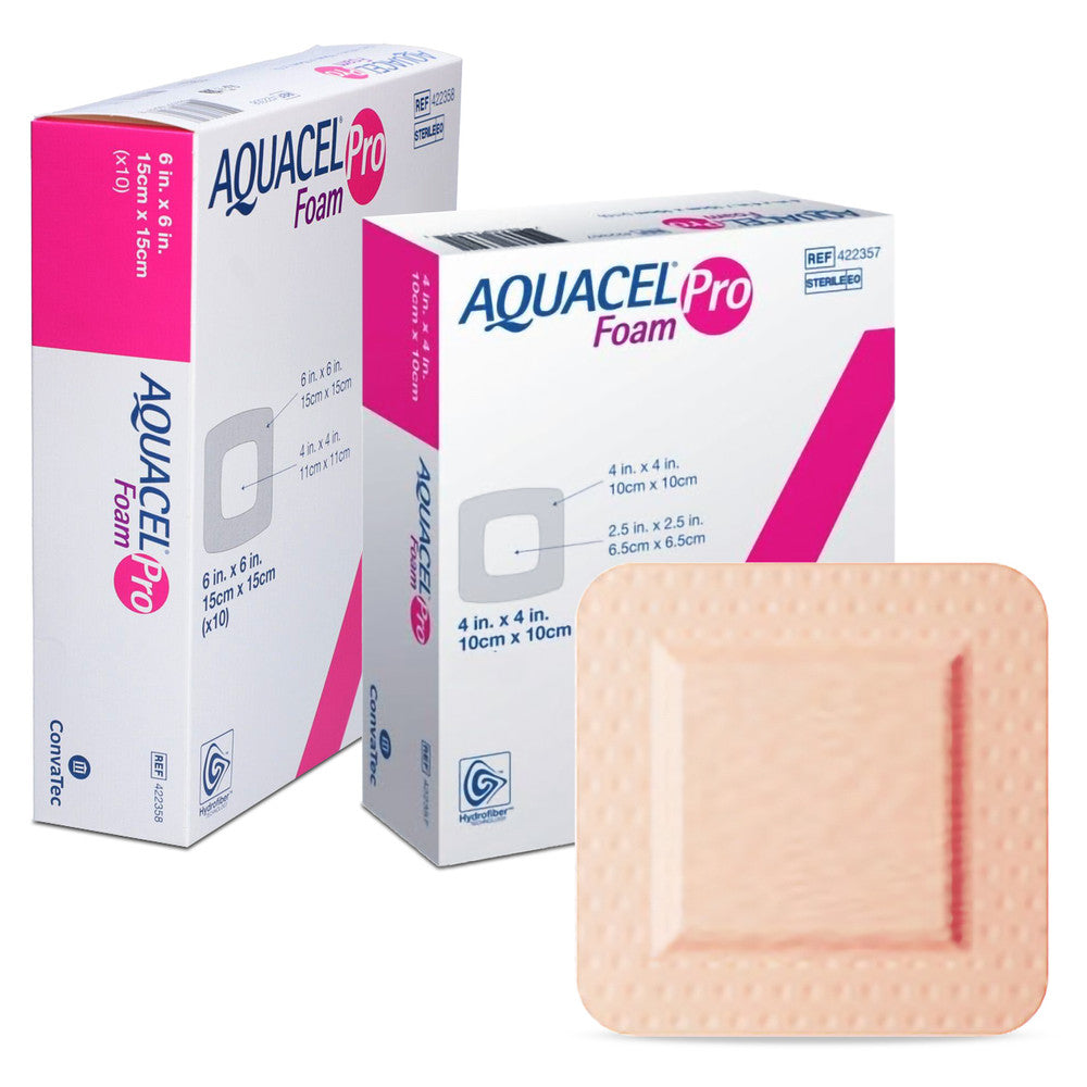 ConvaTec Aquacel Foam Pro Dressing Square Medisa convatec-aquacel-foam-pro-dressing-square-medisa