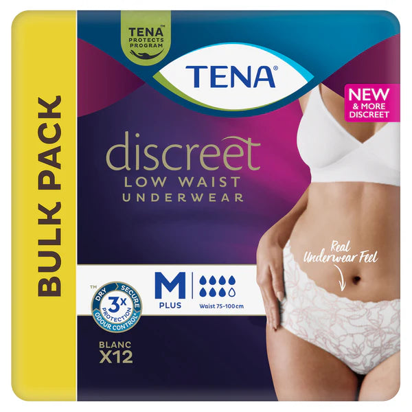 TENA Pants Women Discreet Blanc (Medium / Large)