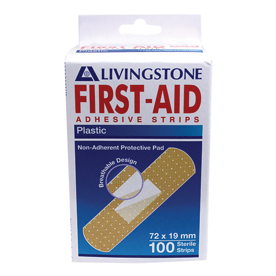 Superior Adhesive Recyclable Plastic Strips Latex Free 72 x 19mm