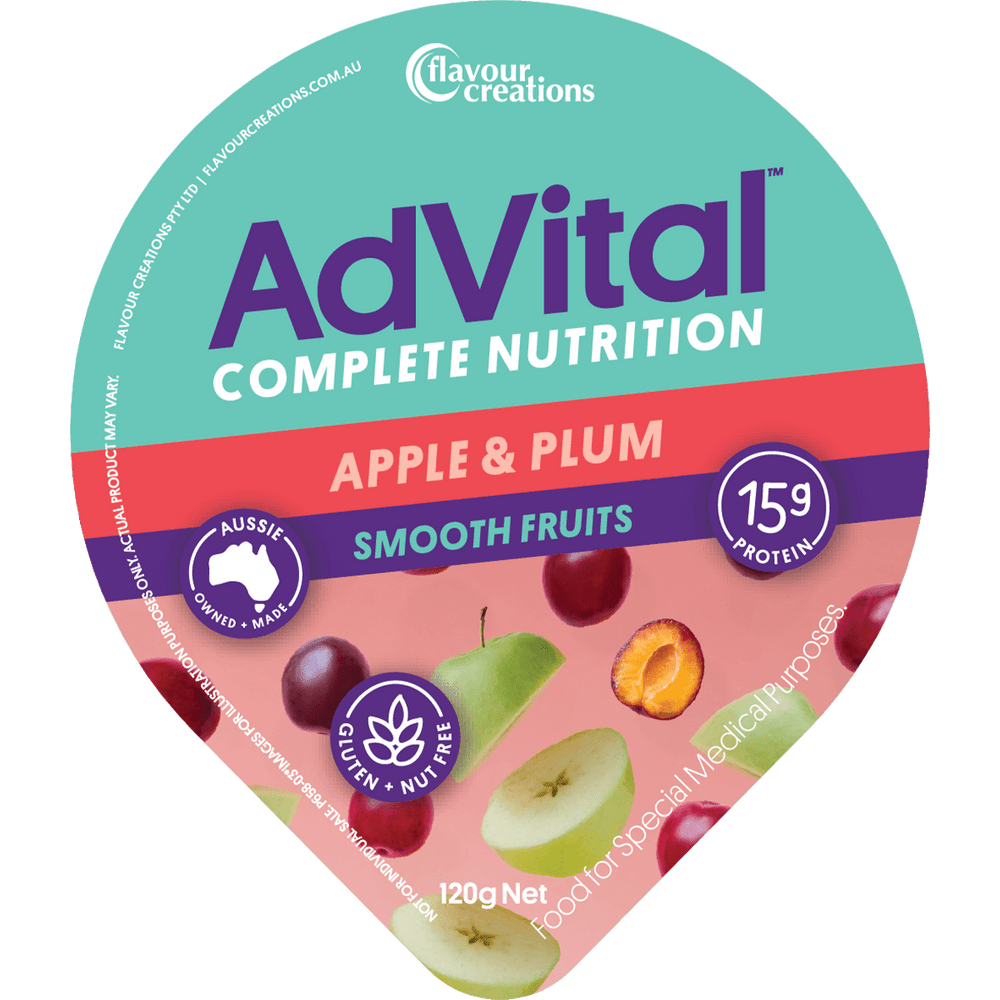 Flavour Creations Apple and Plum Nutritionally Complete Smooth Fruits - 120g