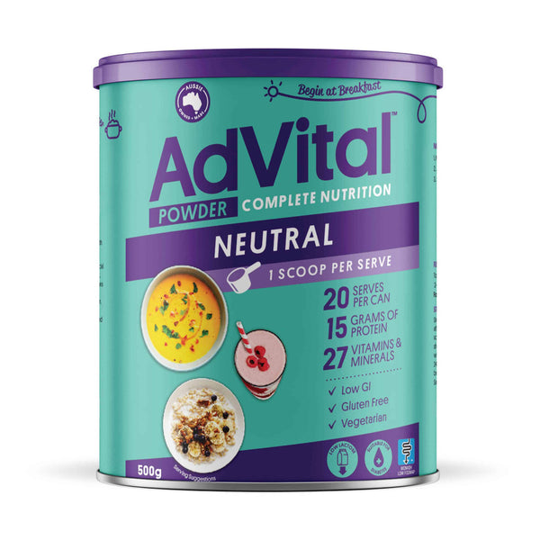 Flavour Creations AdVital Powder Complete Nutrition 500g (Neutral / Chocolate / Vanilla)