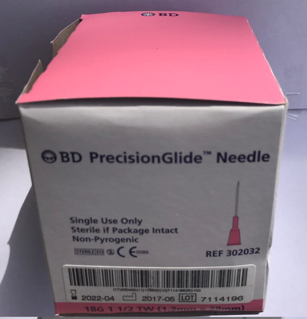 Disposable BD Hypodermic Needles various sizes 16G to 30G 16G