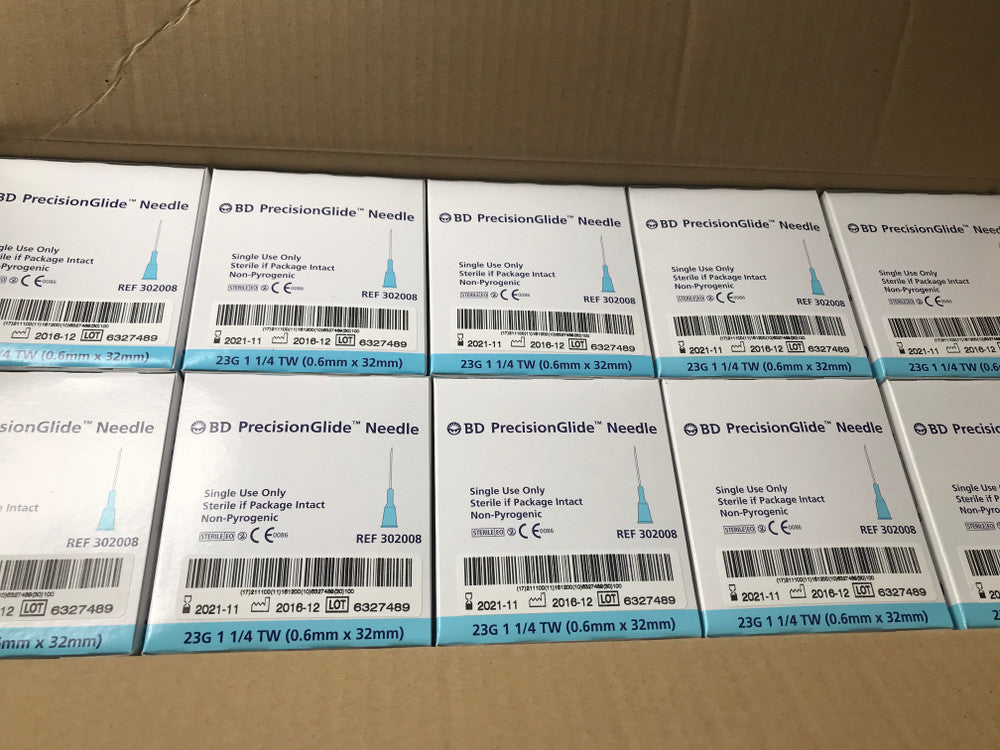 Disposable BD Hypodermic Needles various sizes 16G to 30G 16G