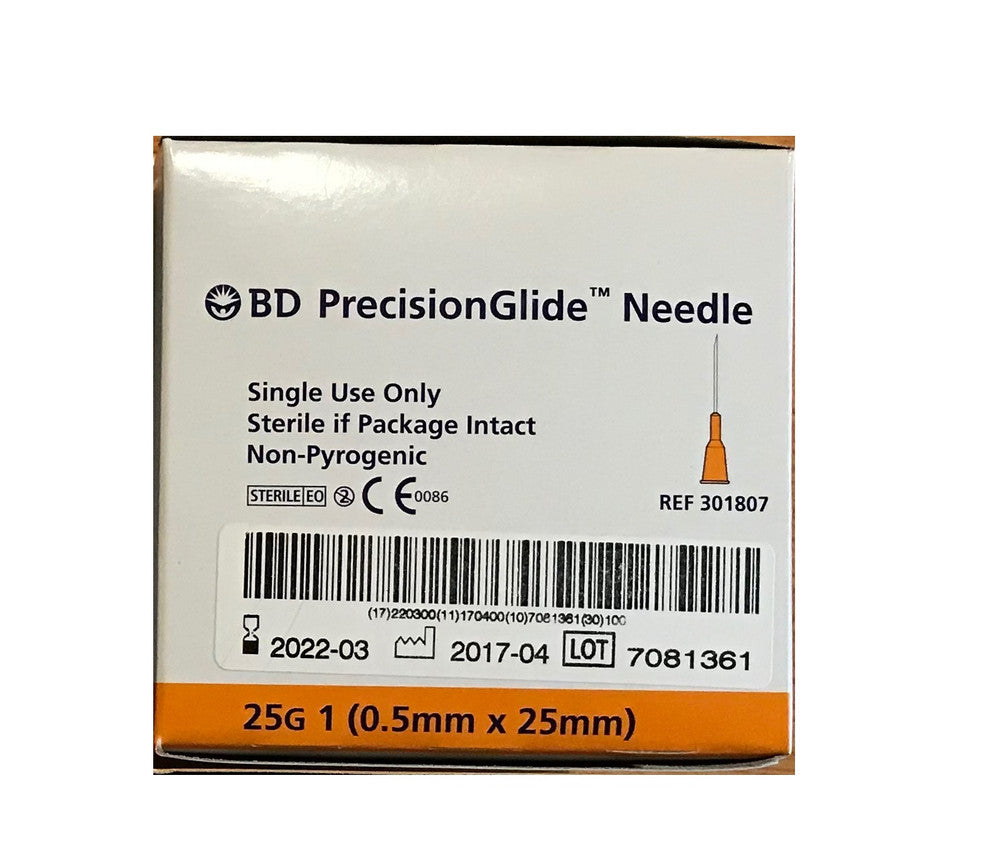 Disposable BD Hypodermic Needles various sizes 16G to 30G 16G