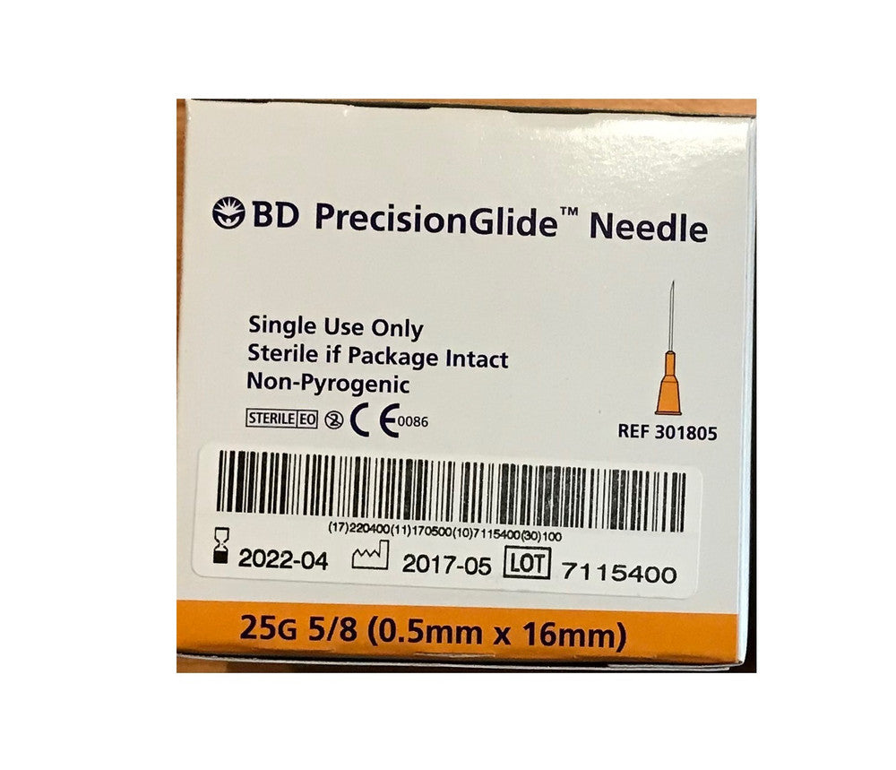 Disposable BD Hypodermic Needles various sizes 16G to 30G 16G