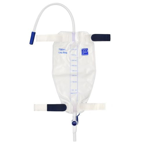 Premier Leg Bag Sterile Flip Tap 750mL with 30cm Inlet Tube