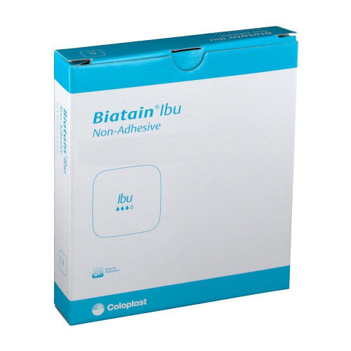 Coloplast Biatain IBU Non Adhesive Foam Dressing All Sizes