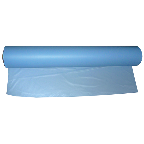 Haines Heavy Duty Mackintosh Roll, Thickness 0.165mm Light Blue, Box of 1Roll - All Sizes