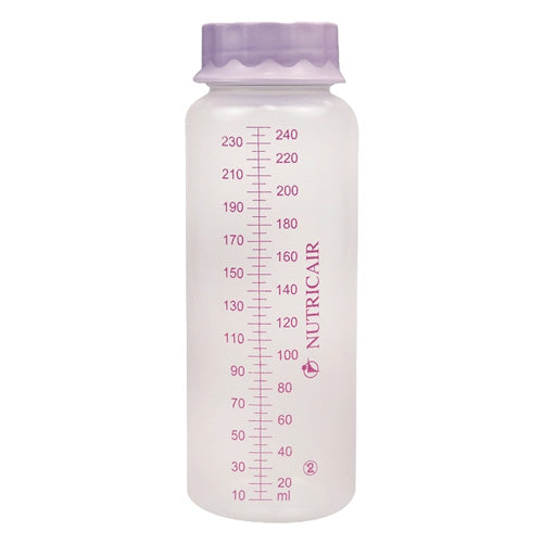 Nutricair Baby Bottle 240mL with Cap, Single Pack, Sterile, Box of 80 (CA.BB3240UE)