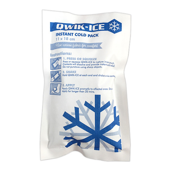 Qwik Ice Instant Cold Pack with Nonwoven Cover Ammonium Nitrate