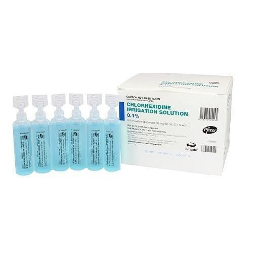 Chlorhexidine Irrigation 0.1% 30Ml Ampule Dlch0550