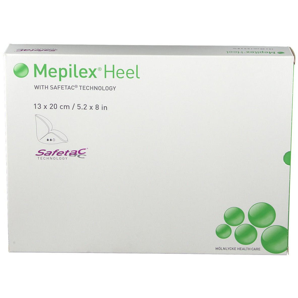 Molnlycke Mepilex Heel Foam Dressing Non Adhesive 13cm x 20cm